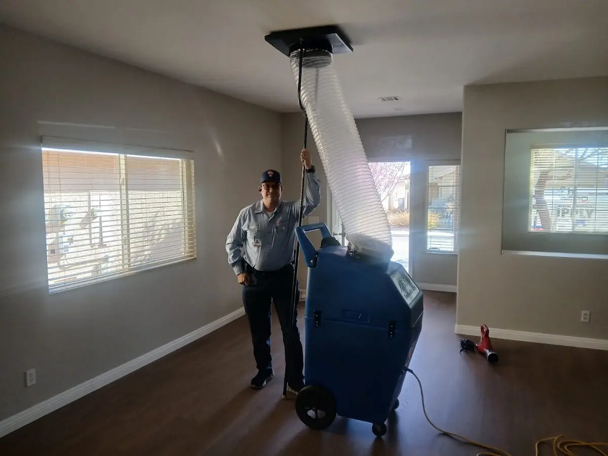 Professional Dryer Vent Cleaning work inside a Galloway home